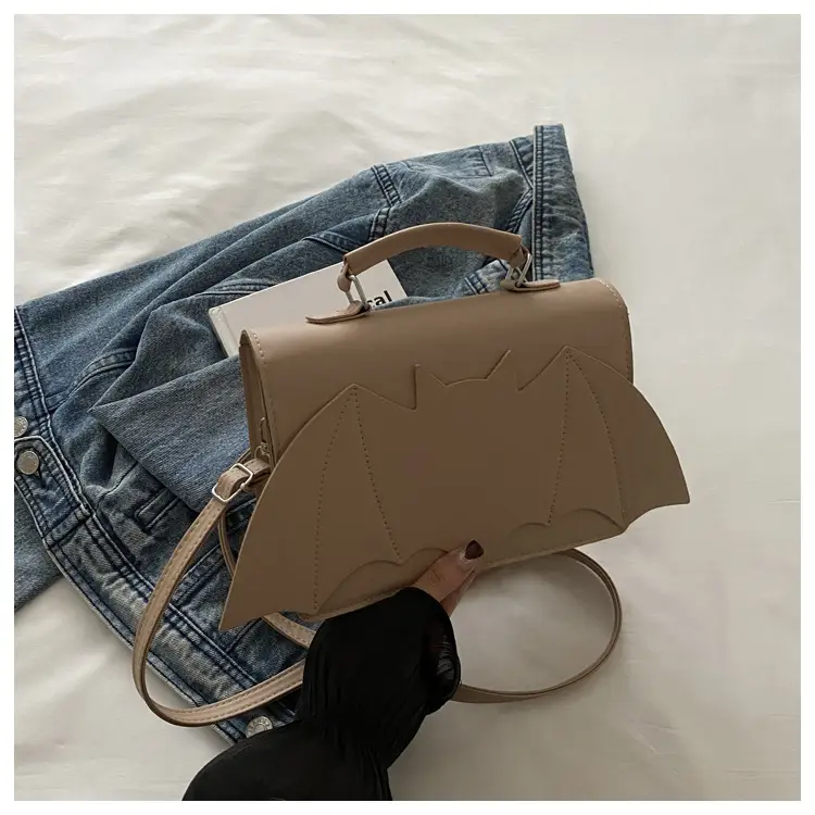 Women's Portable Halloween Shoulder Bag Tan 2024 — feature 34