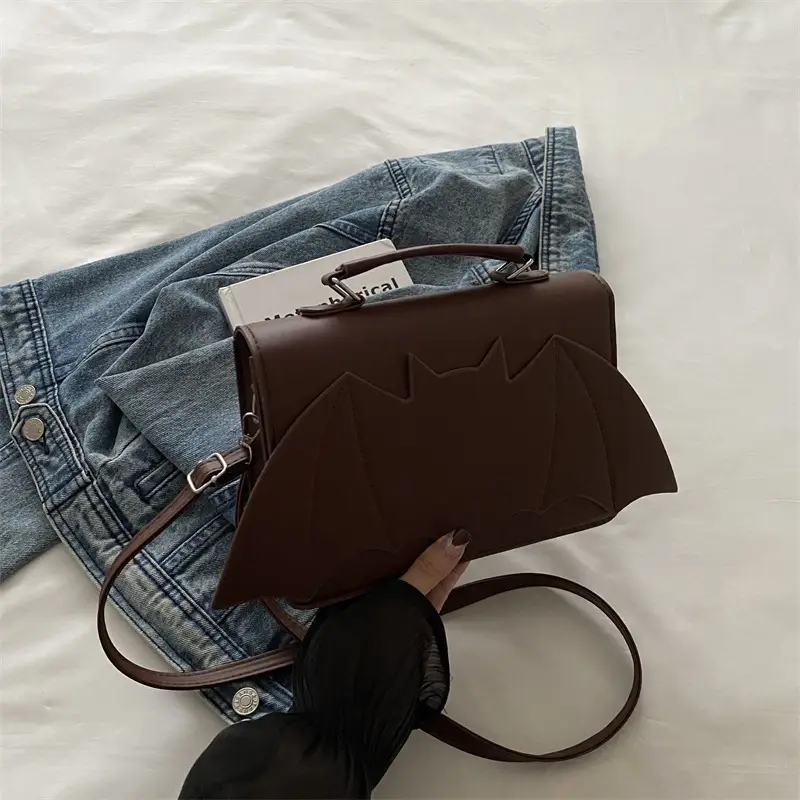 Women's Portable Halloween Shoulder Bag Tan 2024