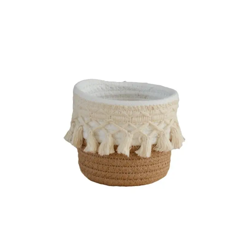 Woven Cosmetic Brush Storage Basket for Home & Office - Image 8