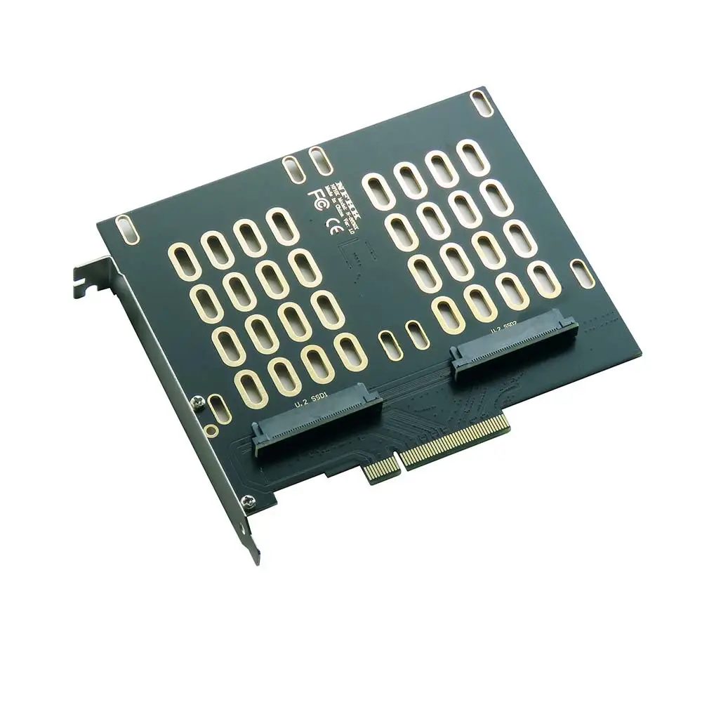 U2 to PCIE4.0x4 adapter U.2 solid-state four-disk double-disk single-disk U2SSD solid-state expansion card array card — feature 2