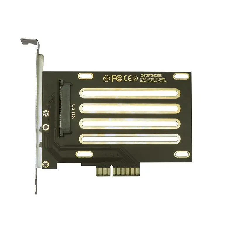 U2 to PCIE4.0x4 adapter U.2 solid-state four-disk double-disk single-disk U2SSD solid-state expansion card array card — feature 4