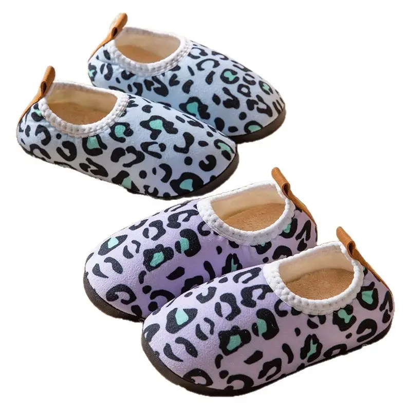 Children's cotton slippers men's and women's autumn and winter home children's baby bag heel thick warm non-slip soft bottom cotton shoes - Image 8