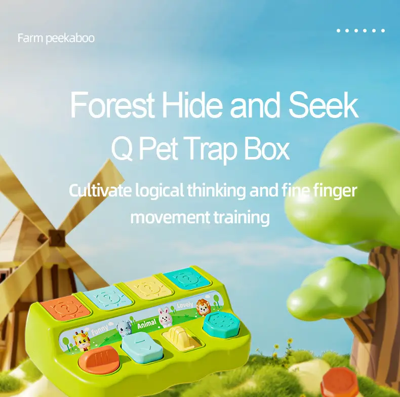 Kids Animal Switch Box Toy for Early Learning — feature 1