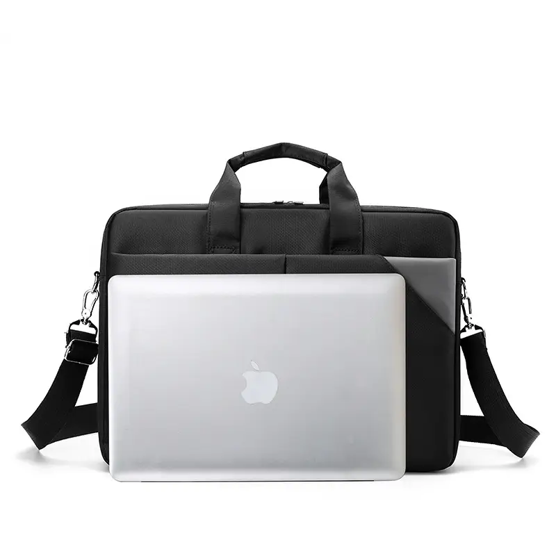 Men's Navy Blue Nylon Business Bag Shoulder Crossbody — feature 10
