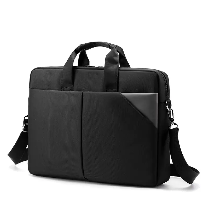 Men's Navy Blue Nylon Business Bag Shoulder Crossbody — feature 30