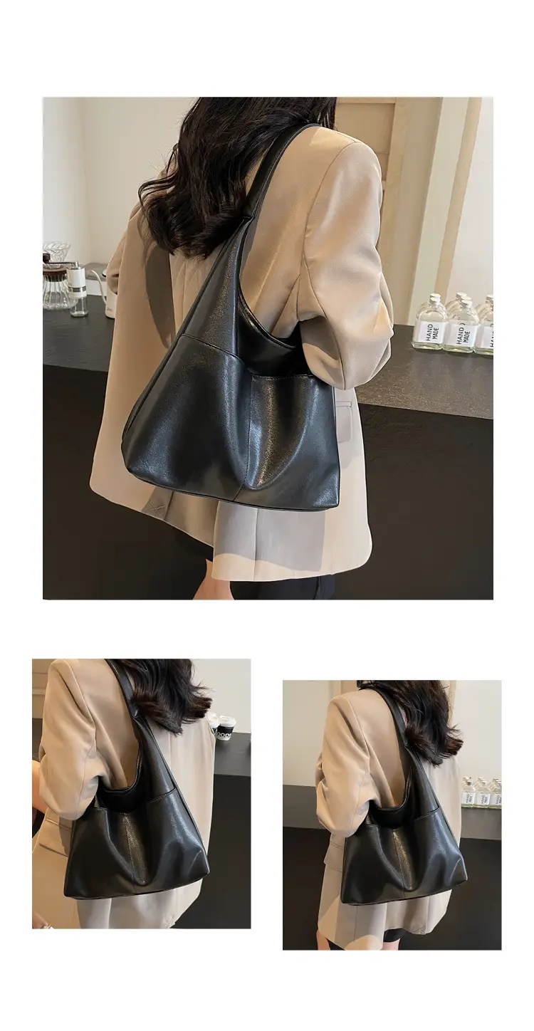 Women Brown Leather Shoulder Bag 2024 Summer — feature 11