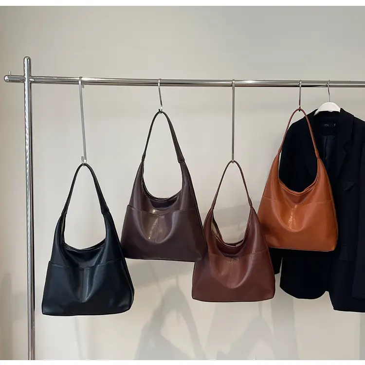 Women Brown Leather Shoulder Bag 2024 Summer — feature 14