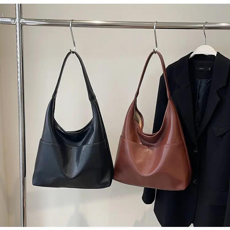 Women Brown Leather Shoulder Bag 2024 Summer — feature 15