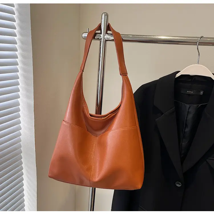 Women Brown Leather Shoulder Bag 2024 Summer — feature 18