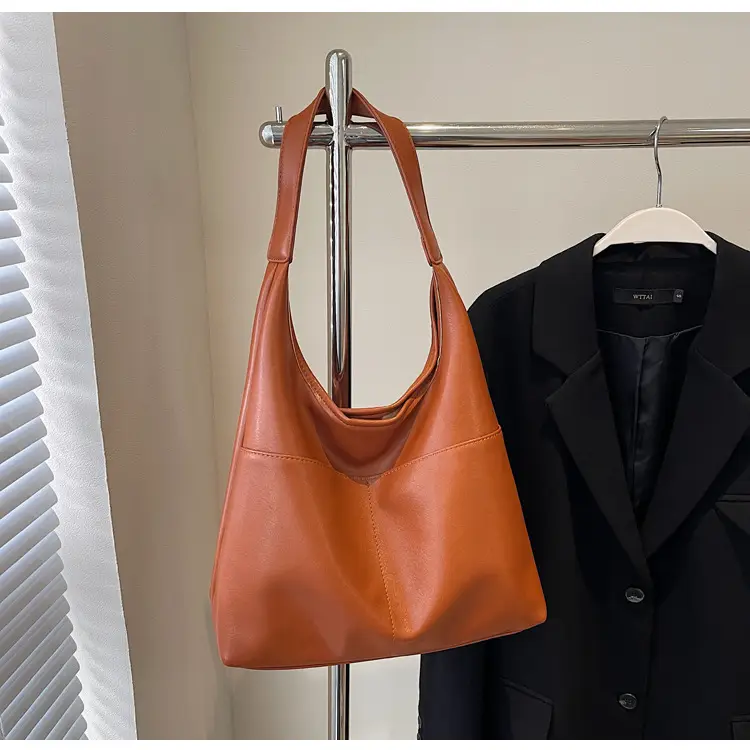 Women Brown Leather Shoulder Bag 2024 Summer — feature 19