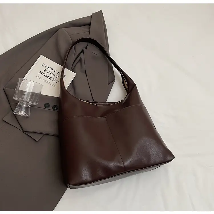 Women Brown Leather Shoulder Bag 2024 Summer — feature 29