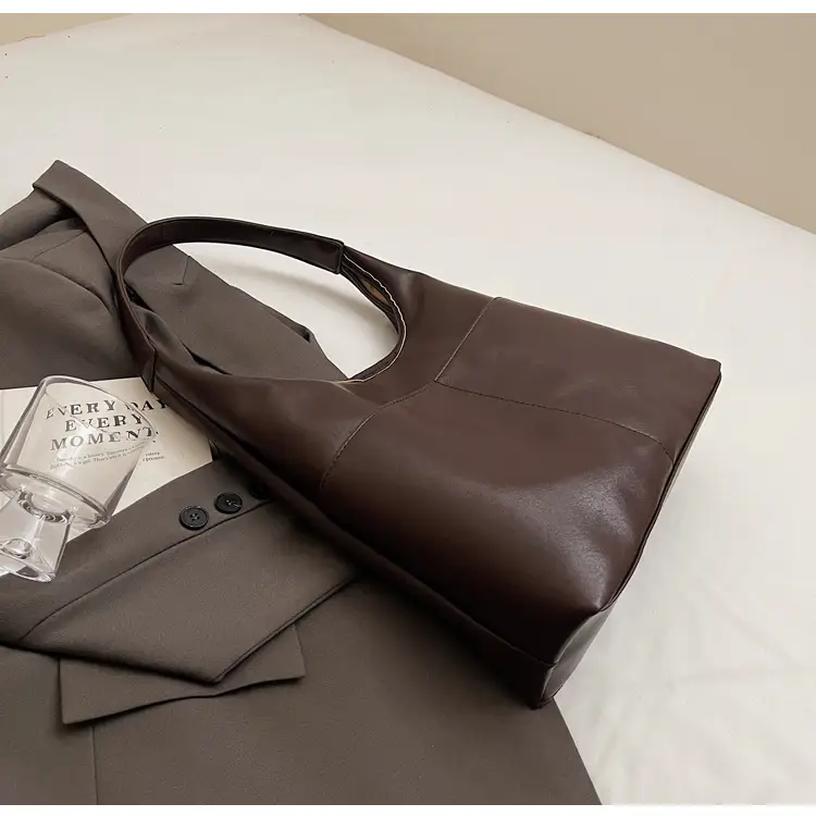 Women Brown Leather Shoulder Bag 2024 Summer — feature 33