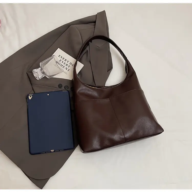 Women Brown Leather Shoulder Bag 2024 Summer — feature 35