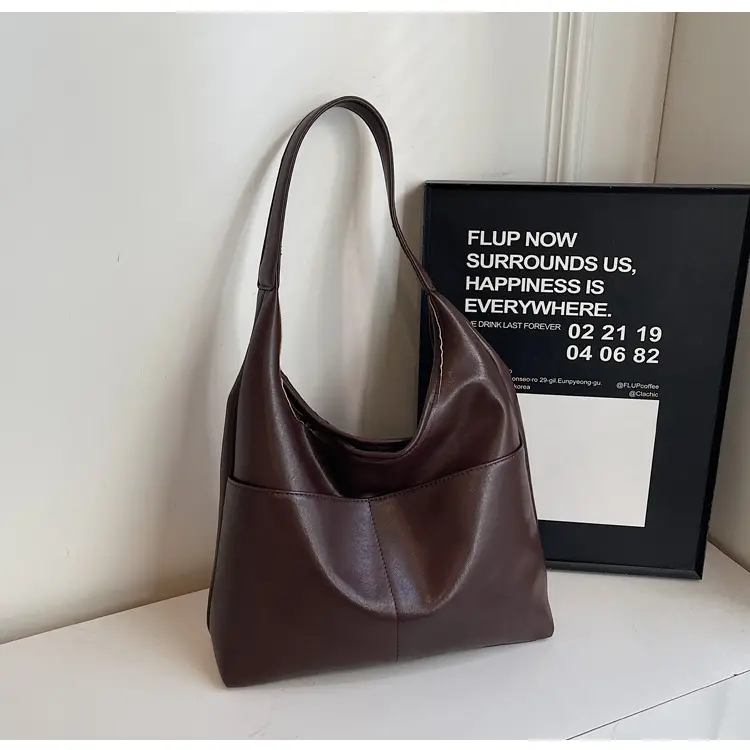 Women Brown Leather Shoulder Bag 2024 Summer — feature 46