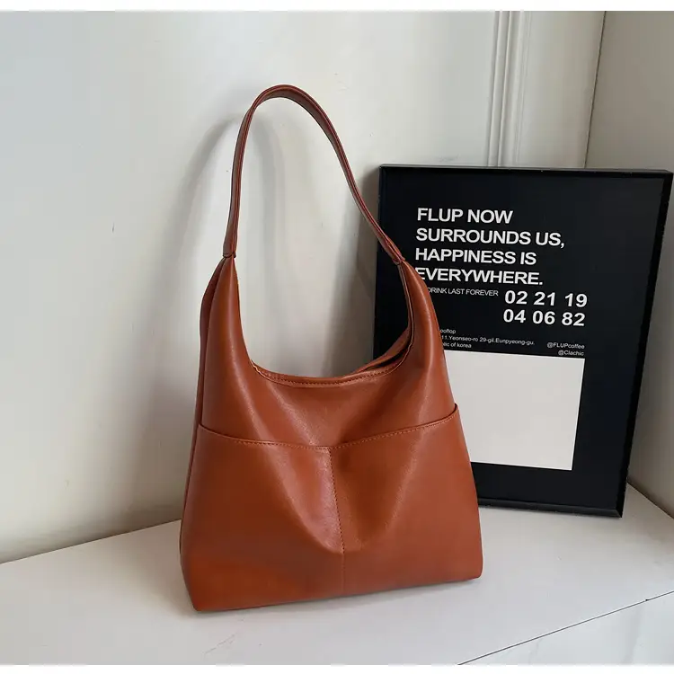 Women Brown Leather Shoulder Bag 2024 Summer — feature 48