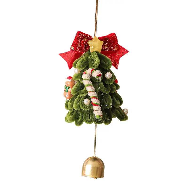 2025 Christmas Tree Ornament Vine Wreath Hanging Decor - Image 9