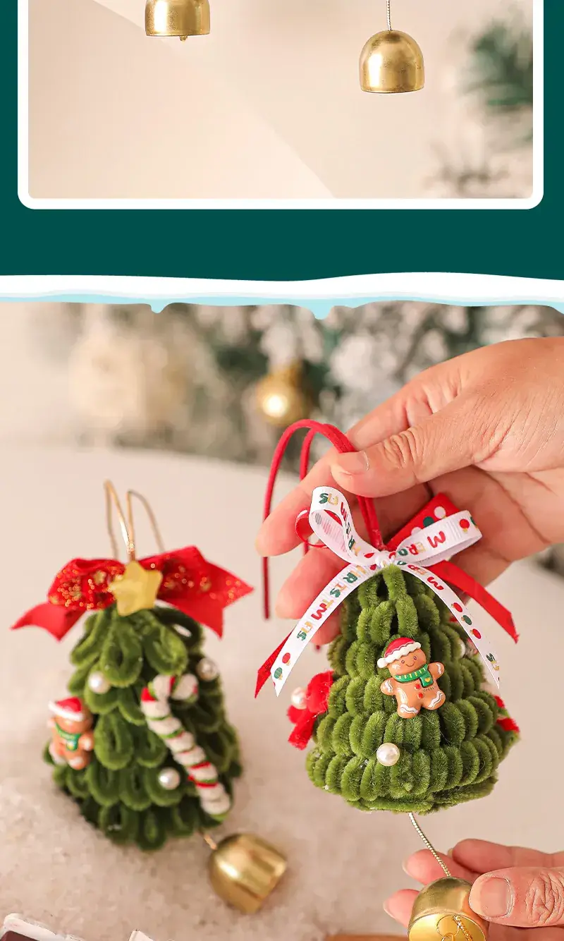 2025 Christmas Tree Ornament Vine Wreath Hanging Decor — feature 14