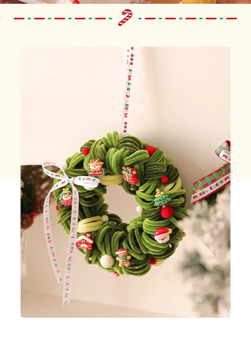 2025 Christmas Tree Ornament Vine Wreath Hanging Decor — feature 15