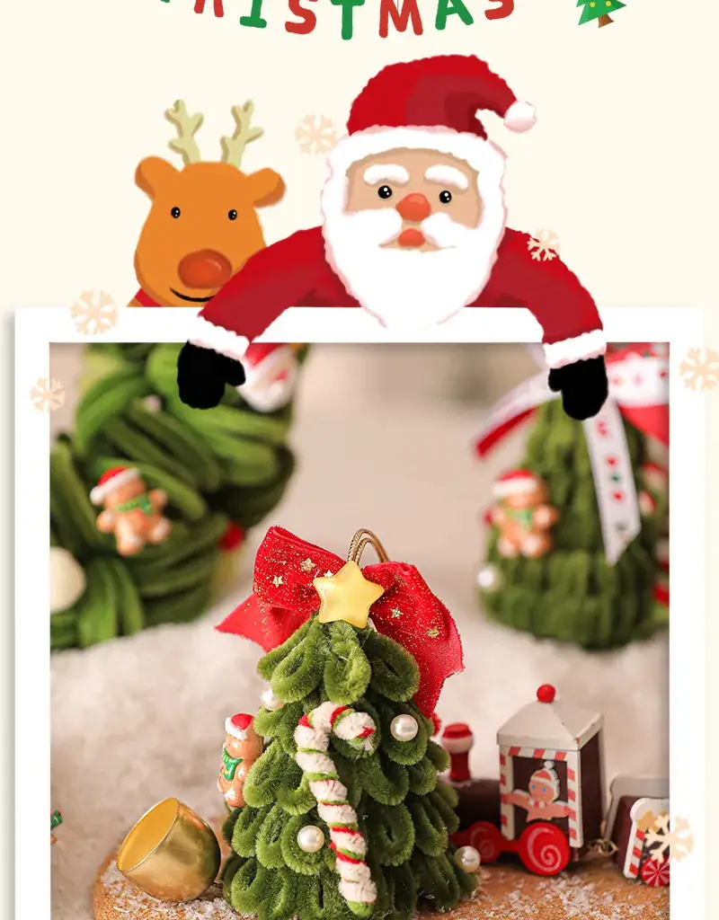 2025 Christmas Tree Ornament Vine Wreath Hanging Decor — feature 9