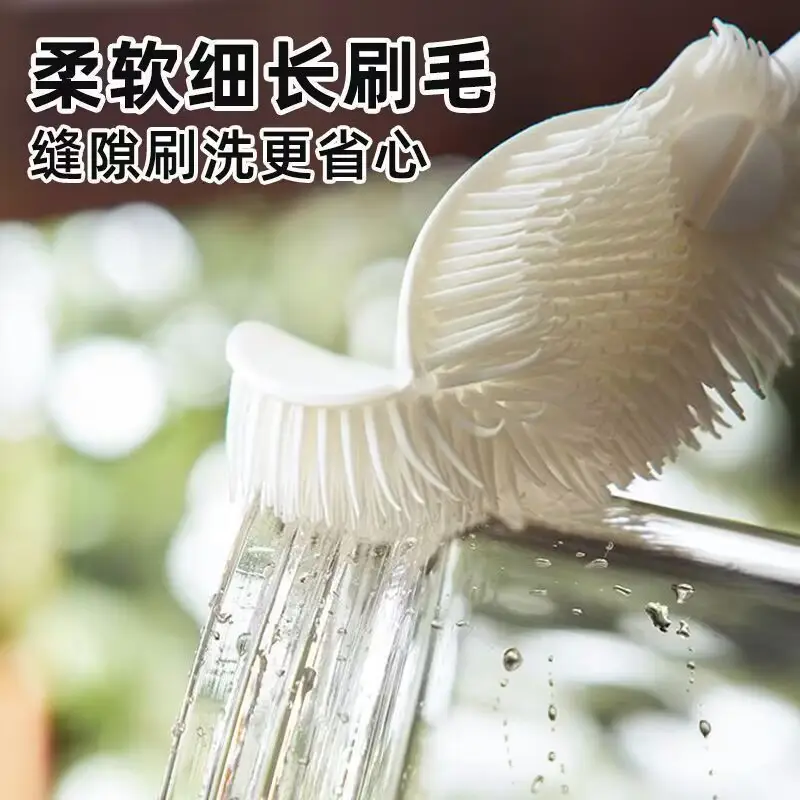 Long-Handled Silicone Cup Washing Brush 90° Bend - Image 5