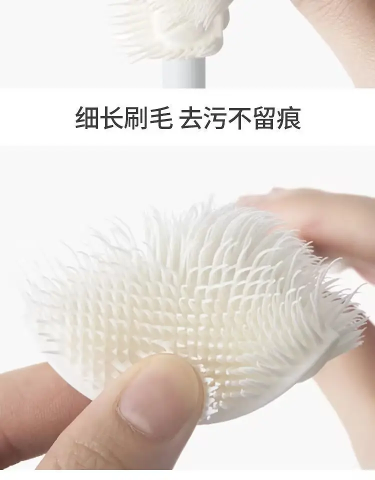 Long-Handled Silicone Cup Washing Brush 90° Bend — feature 5