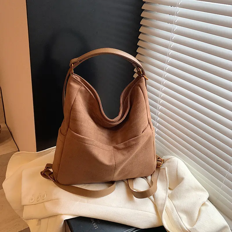 2025 Autumn Shoulder Bag Solid Color Large Capacity - Image 5