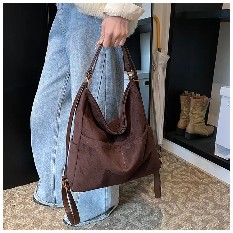 2025 Autumn Shoulder Bag Solid Color Large Capacity — feature 15