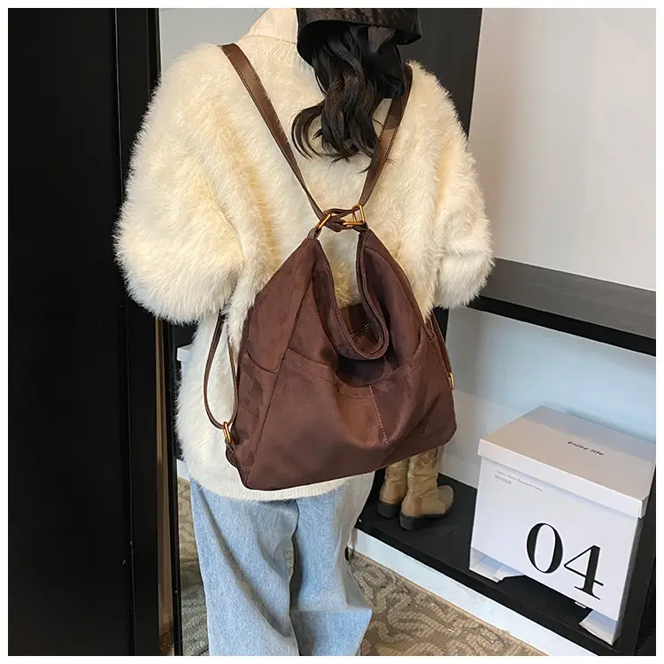 2025 Autumn Shoulder Bag Solid Color Large Capacity — feature 18