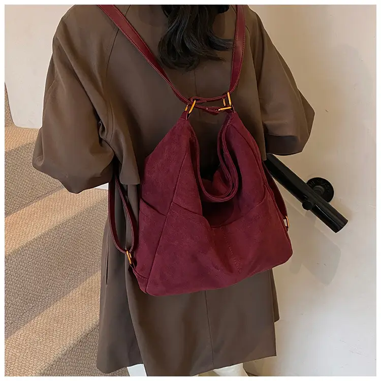 2025 Autumn Shoulder Bag Solid Color Large Capacity — feature 23