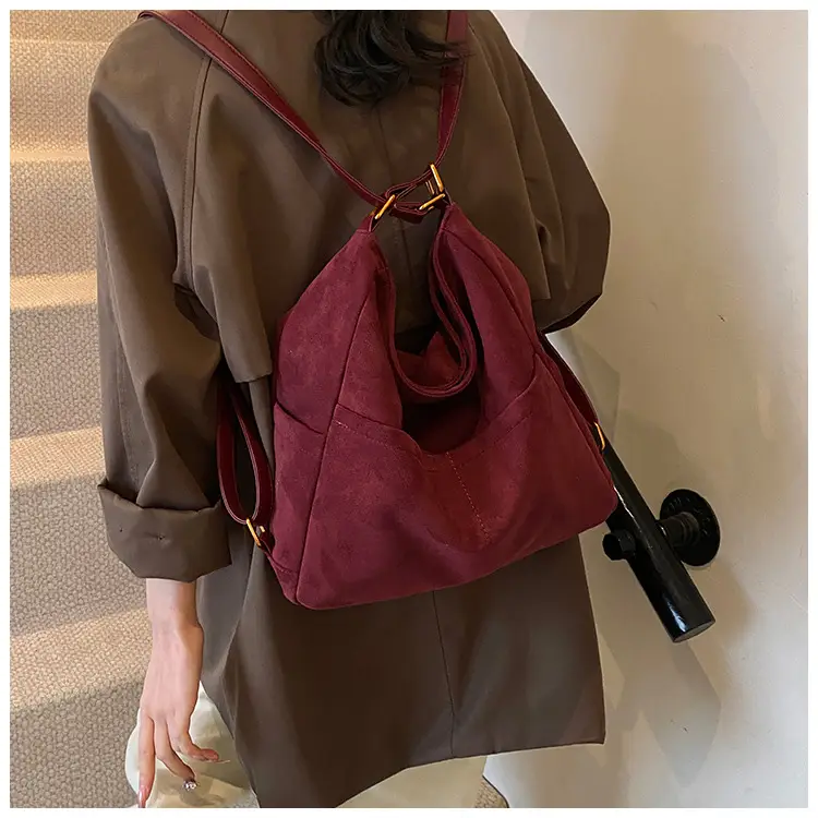2025 Autumn Shoulder Bag Solid Color Large Capacity — feature 24
