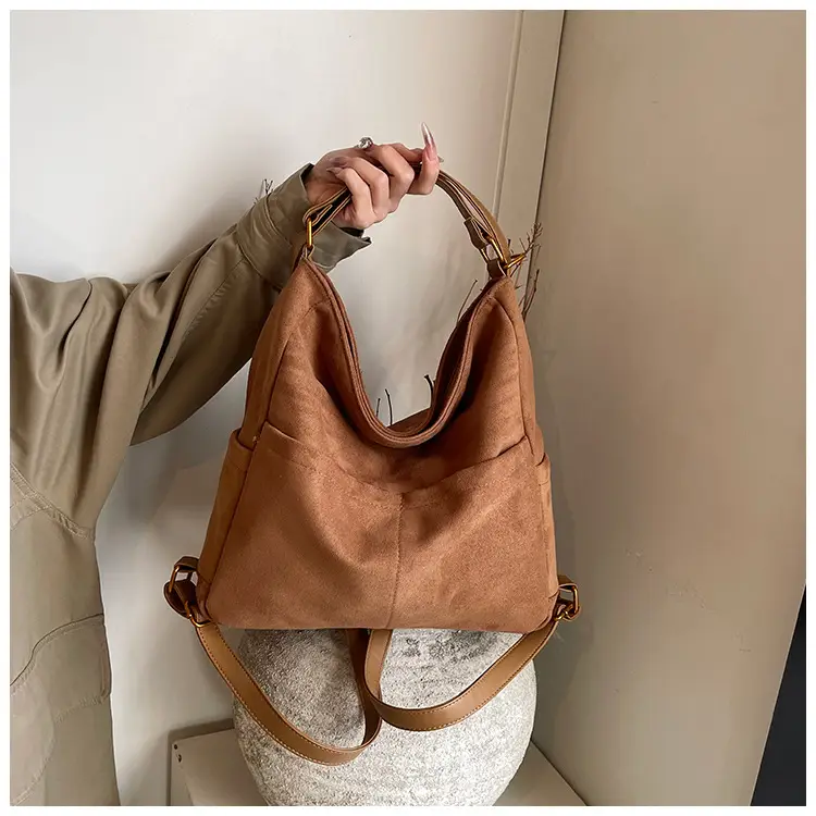 2025 Autumn Shoulder Bag Solid Color Large Capacity — feature 25