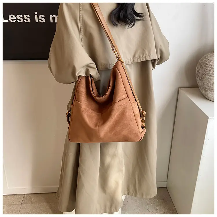 2025 Autumn Shoulder Bag Solid Color Large Capacity — feature 27