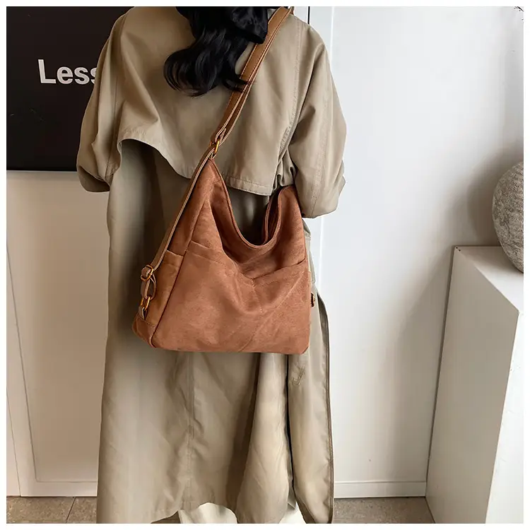 2025 Autumn Shoulder Bag Solid Color Large Capacity — feature 29