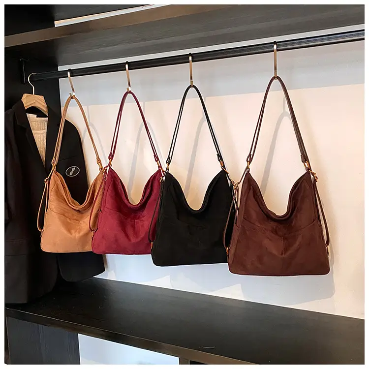 2025 Autumn Shoulder Bag Solid Color Large Capacity — feature 3