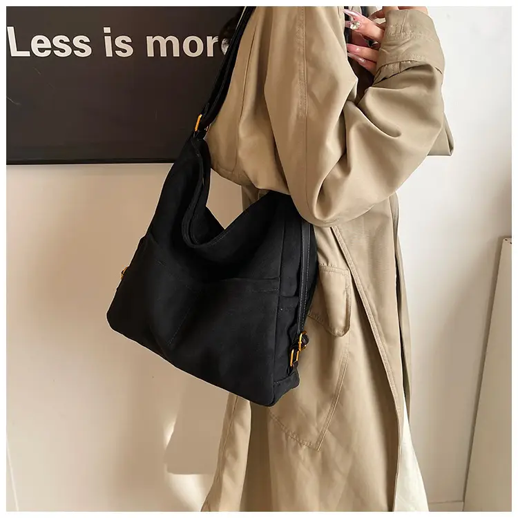 2025 Autumn Shoulder Bag Solid Color Large Capacity — feature 34
