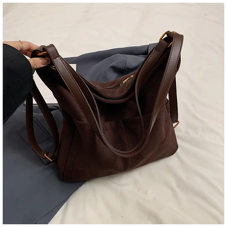 2025 Autumn Shoulder Bag Solid Color Large Capacity — feature 38
