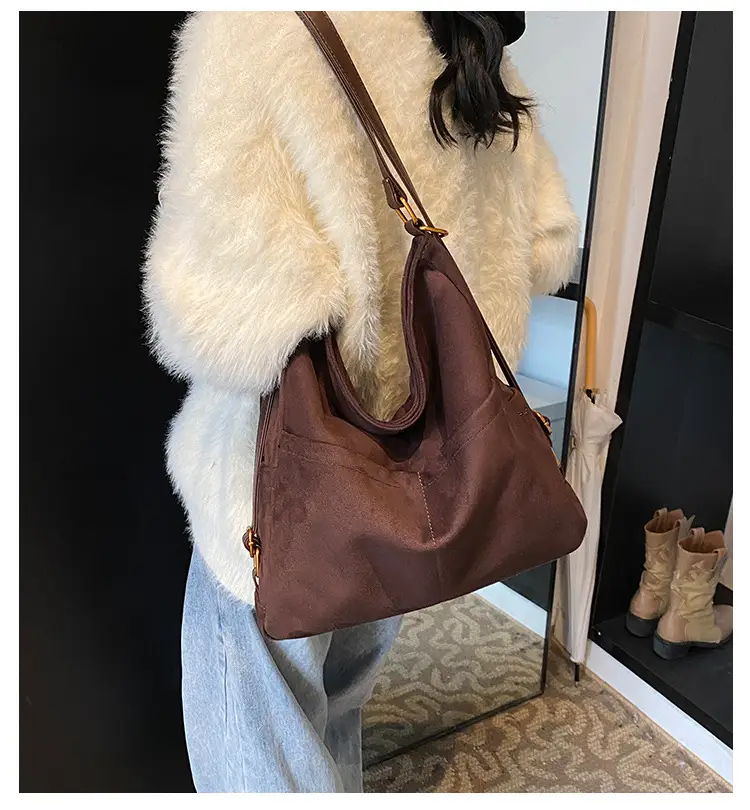 2025 Autumn Shoulder Bag Solid Color Large Capacity — feature 4