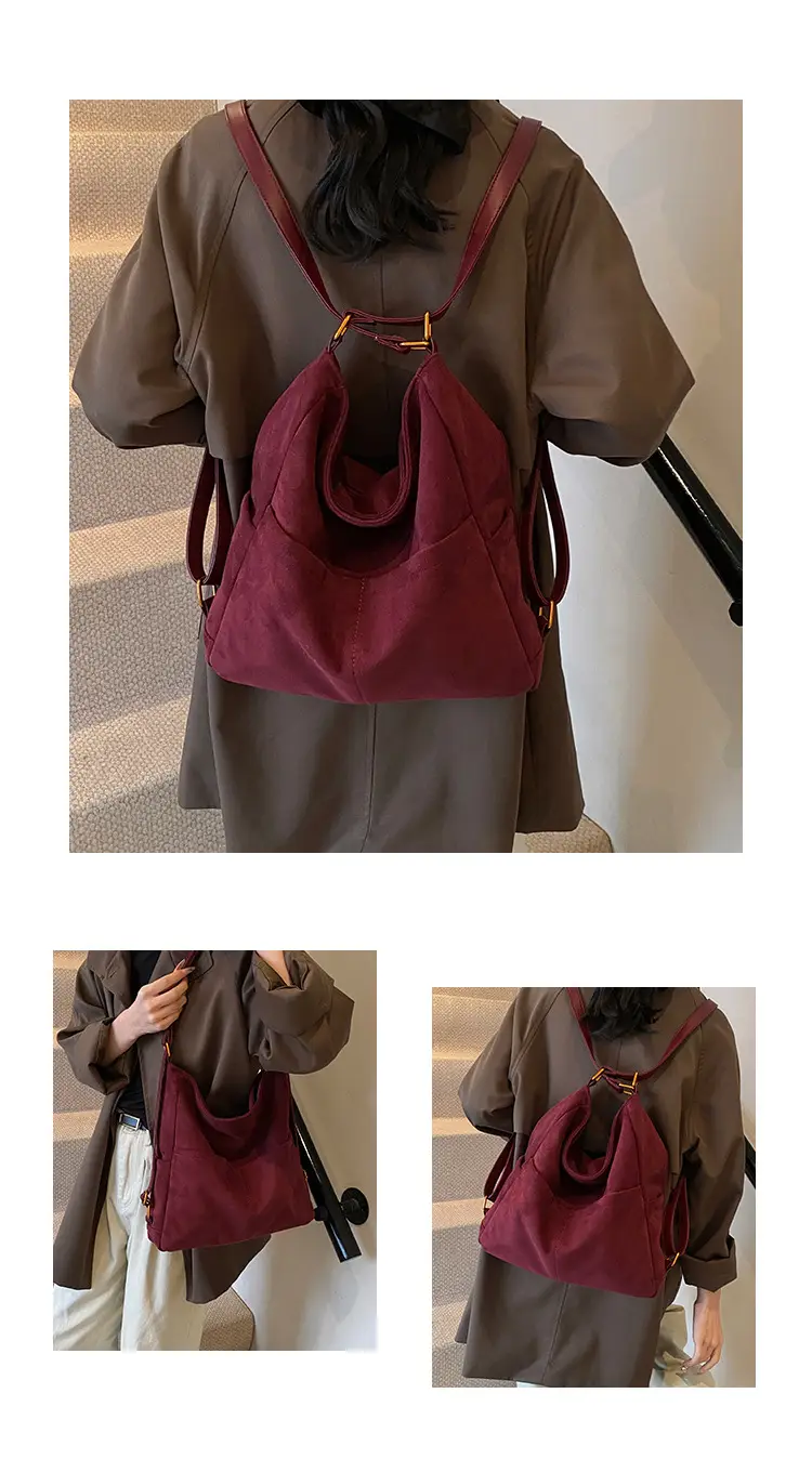 2025 Autumn Shoulder Bag Solid Color Large Capacity — feature 8