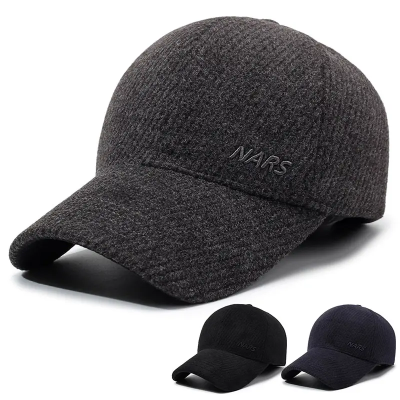 Men's Navy Knit Baseball Cap NARS Brand