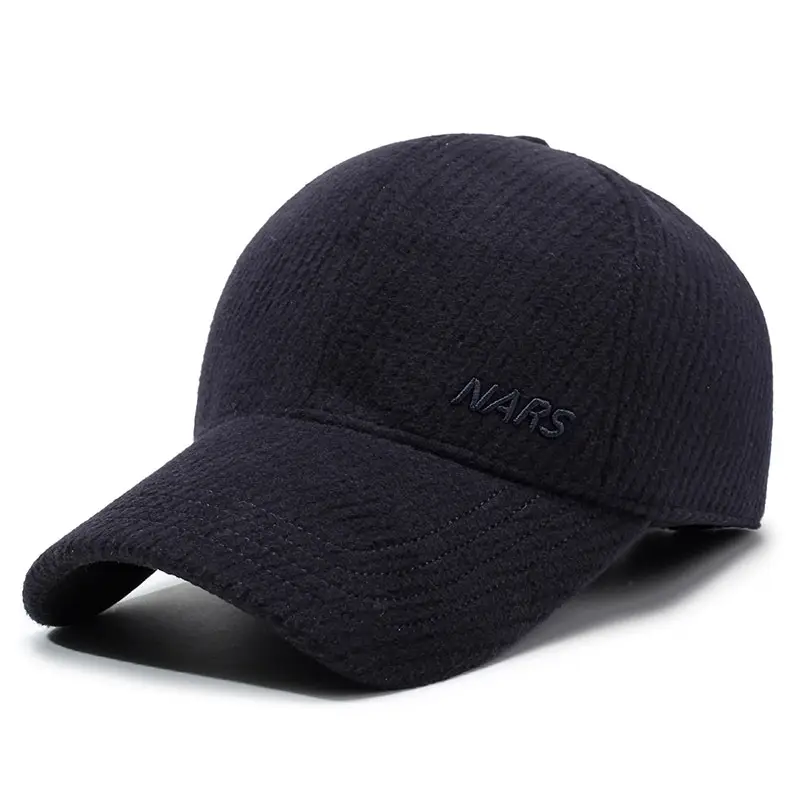 Men's Navy Knit Baseball Cap NARS Brand