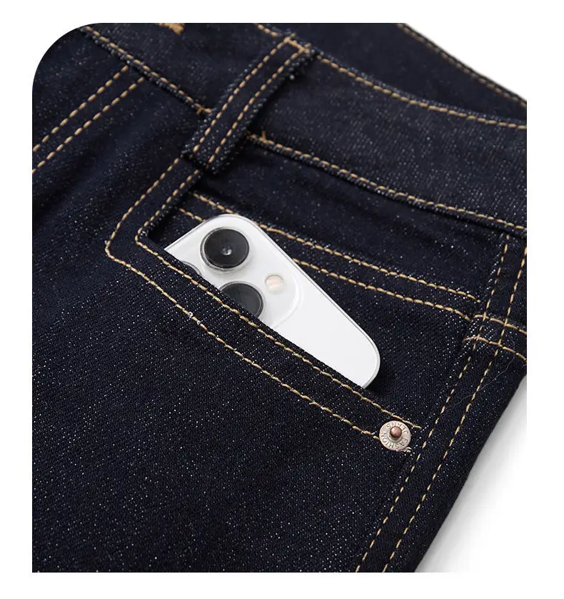 Tannin Dark Blue Wide Leg Jeans Women Loose Straight 2024 — feature 11