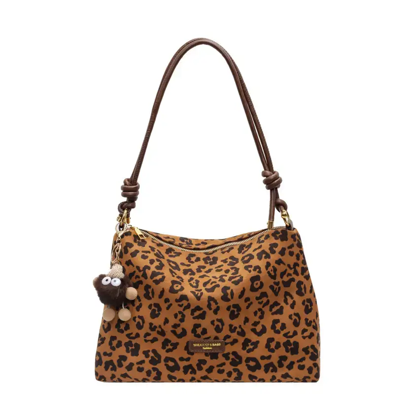 Leopard Tote Bag Women Large Capacity Shoulder Bag 2024 - Image 8