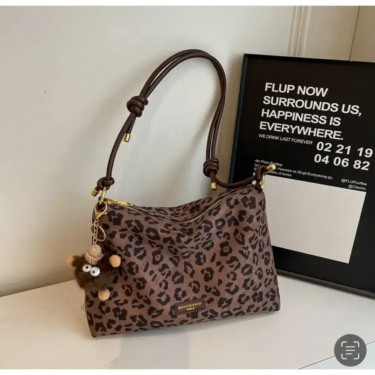 Leopard Tote Bag Women Large Capacity Shoulder Bag 2024 — feature 13