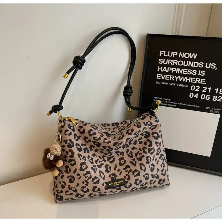 Leopard Tote Bag Women Large Capacity Shoulder Bag 2024 — feature 14