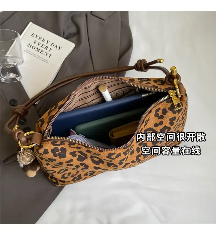 Leopard Tote Bag Women Large Capacity Shoulder Bag 2024 — feature 7