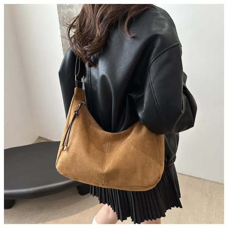 Women's 2024 Casual Shoulder Bag Black White Large Capacity — feature 18