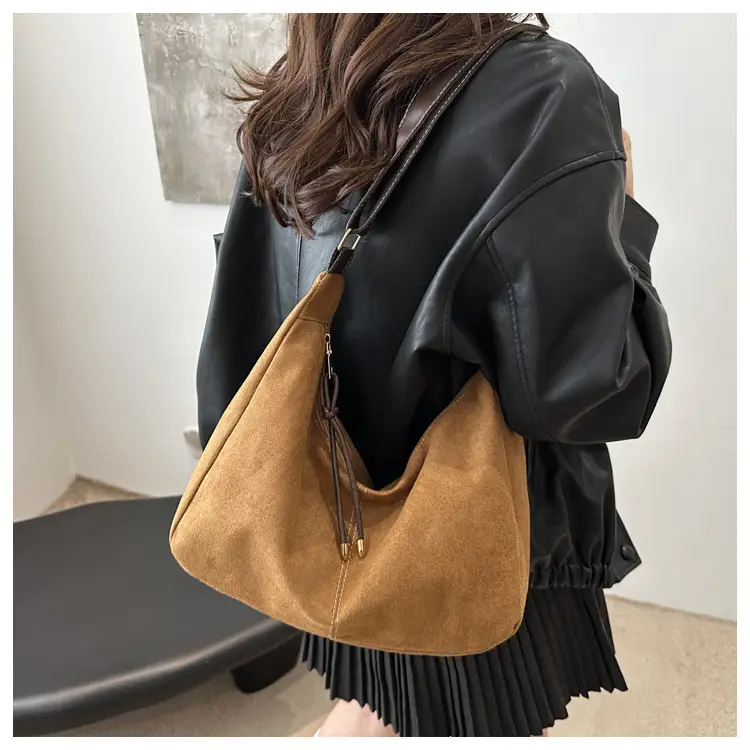 Women's 2024 Casual Shoulder Bag Black White Large Capacity — feature 19