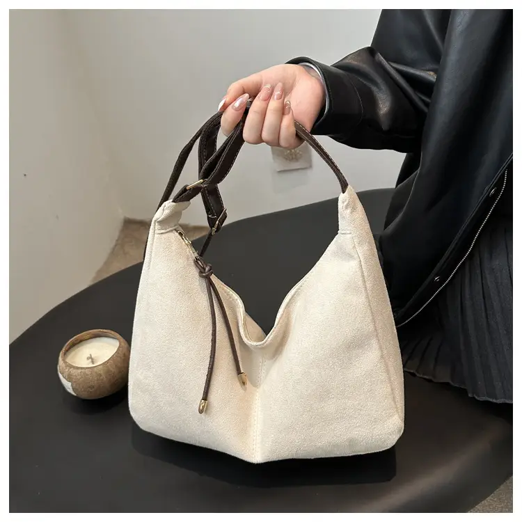 Women's 2024 Casual Shoulder Bag Black White Large Capacity — feature 20