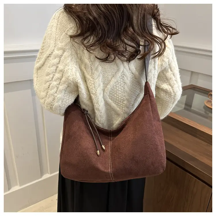 Women's 2024 Casual Shoulder Bag Black White Large Capacity — feature 26