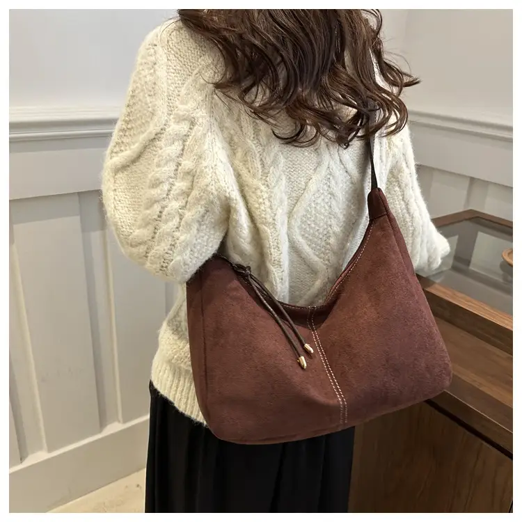 Women's 2024 Casual Shoulder Bag Black White Large Capacity — feature 27